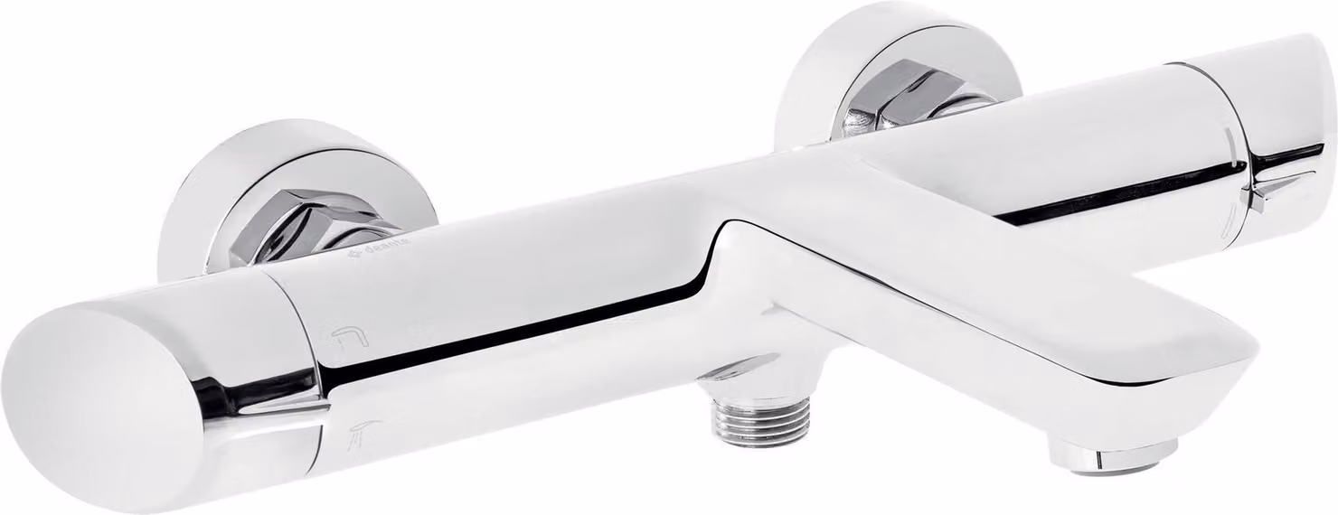 Wall-mounted bathtub mixer
