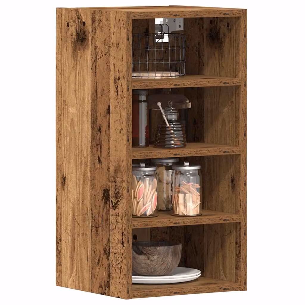Pensile da cucina moderno vidaXL Riga in legno antico marrone L: 30 cm, P: 29,5 cm, H: 60 cm