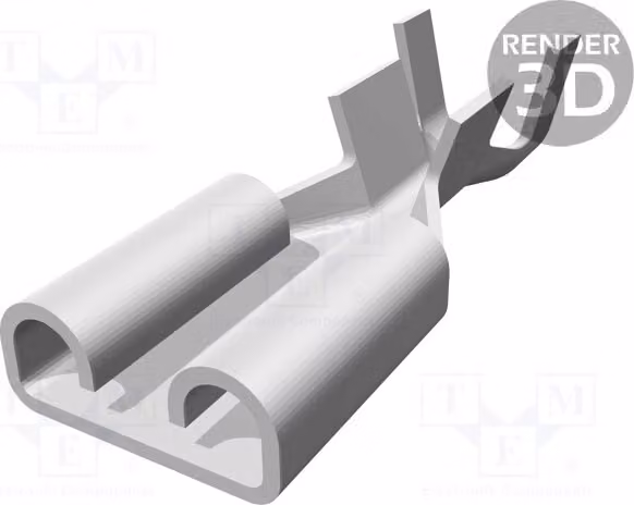 5x Connettore: piatto, sezione 1÷2,5 mm², connettore femmina da 6,3 mm, spessore 0,8 mm, per cavi isolati (codice: 5-160447-2)