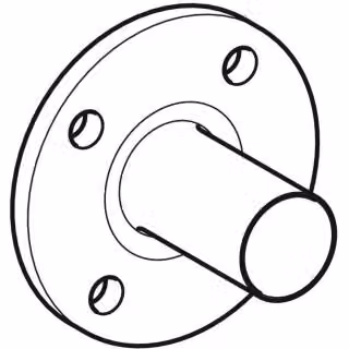 Geberit 23771 Mapress flangia Acciaio al carbonio PN 6