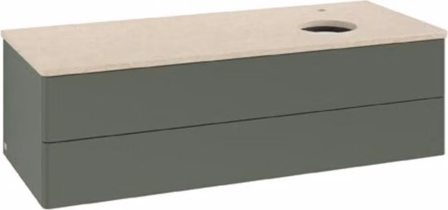 V&B Mobiletto senza struttura frontale Antao 120x36x50cm, HL, WBP botti., le g. m Lac