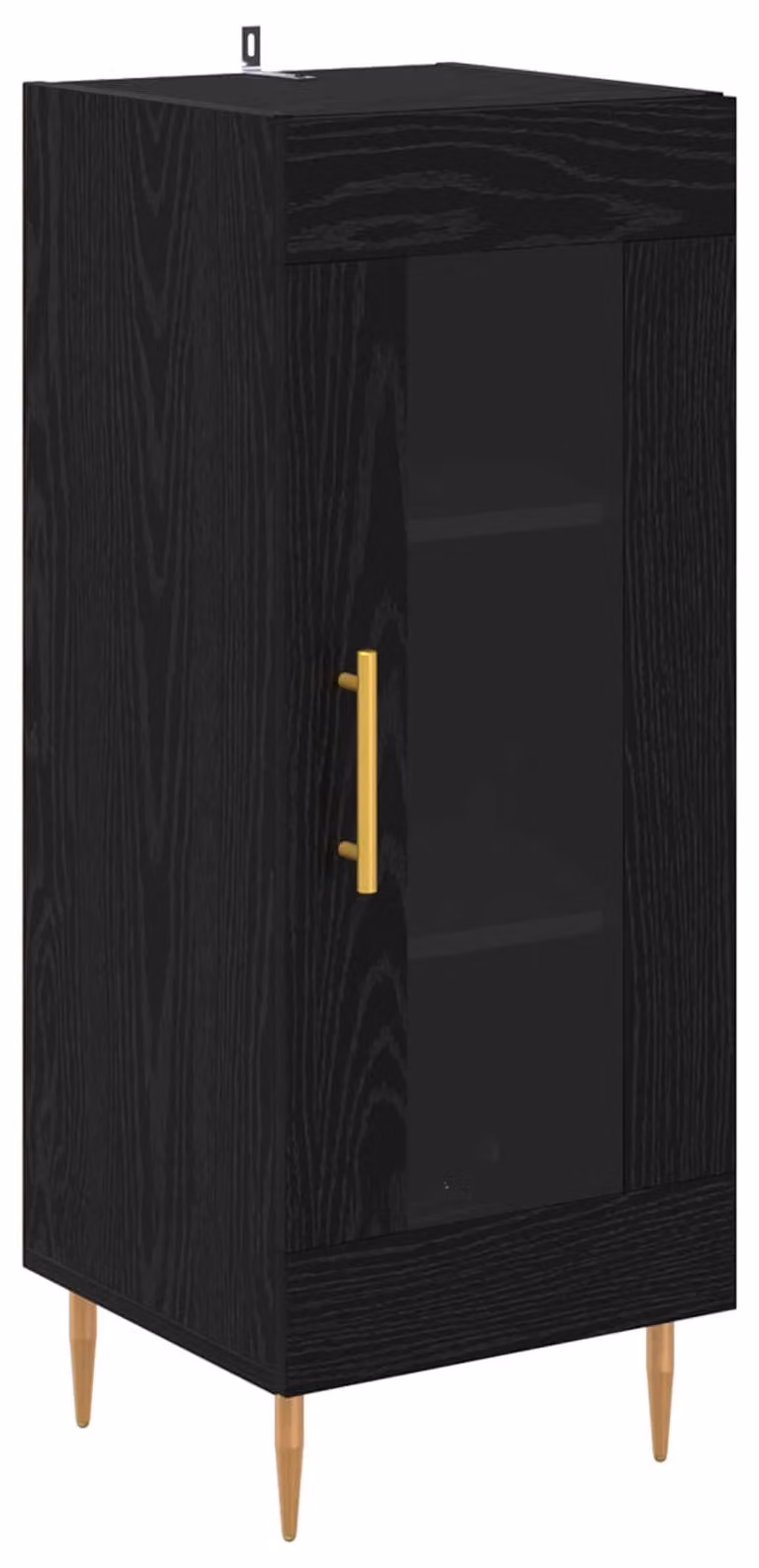 Credenza Rovere nero 34 x 34,5 x 90 cm Legno multistrato