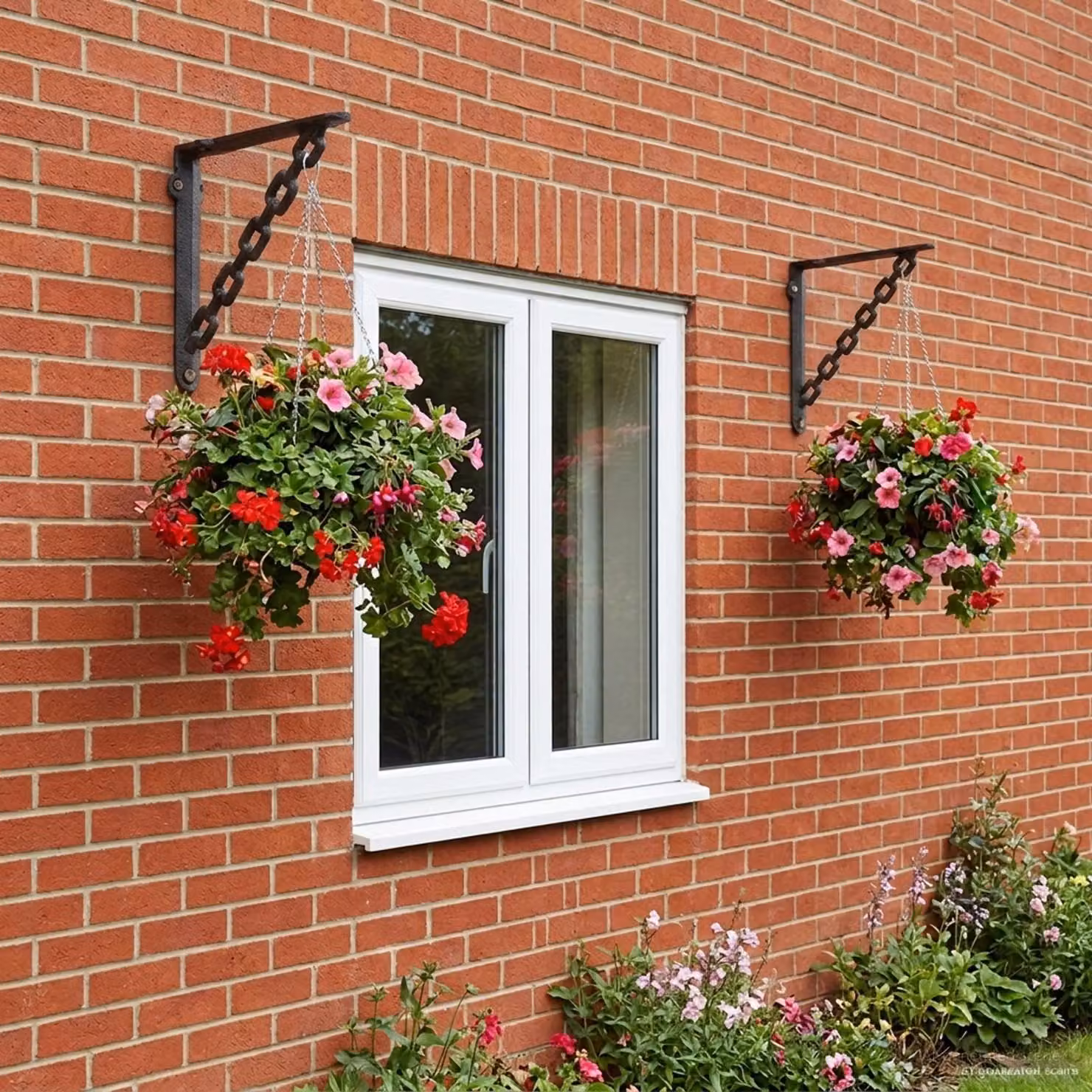 vidaXL Supporti per mensole da parete in acciaio, 2 pezzi, Nero, L/P/H: 21 x 21 x 3,5 cm