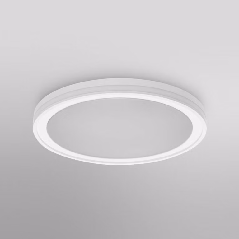 LEDVANCE SMART+ Plafoniera smart Orbis Circle, dimmerabile, Bianco / Opale, Corridoio, Plastica, Moderno