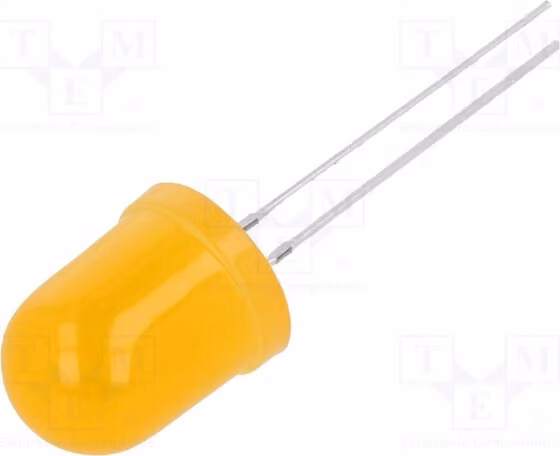 2 LED, angolo di emissione 30°, tensione 3÷5V, intensità luminosa 220÷330 mcd, corrente 20mA, diametro 10mm, colore arancione. Versione: lampeggiante. Codice prodotto: OSO5JSA134A. Specifiche