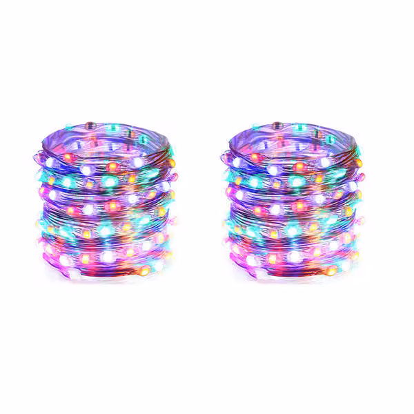 3x3 m 300 LED tendina luminosa multicolore 8 modalità timer USB telecomando PVC
