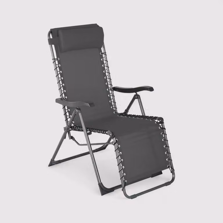 Cherymoya - Sdraio relax gravità zero grigia per giardino