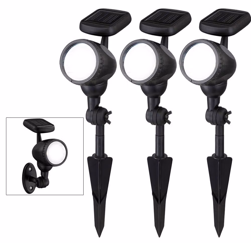 Set da 3 lampade solari a LED per esterni MOA