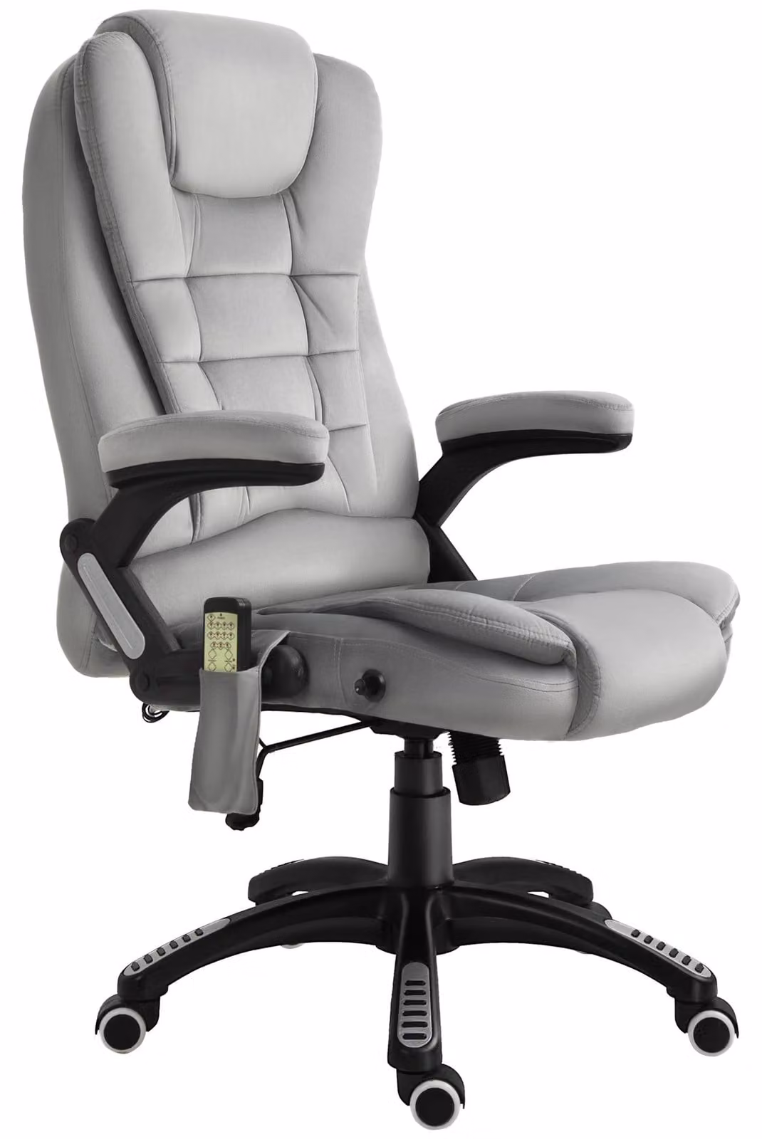 Sedia da ufficio con funzione massaggio; poltrona direzionale ergonomica con funzione di riscaldamento, reclinabile, oscillante; regolabile in altezza, girevole a 360°; sedia da computer