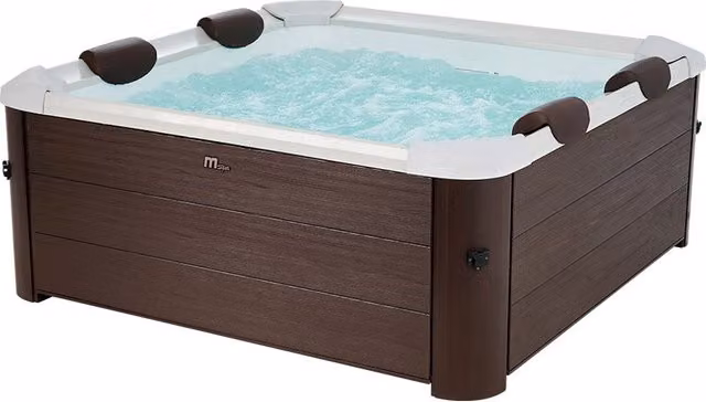 Vasca Idromassaggio da Esterno Spa Riscaldata Tribeca Smart GIORDANOSHOP con Wi-Fi per 6 Persone L/P/H: 160 x 160 x 65 cm – 1