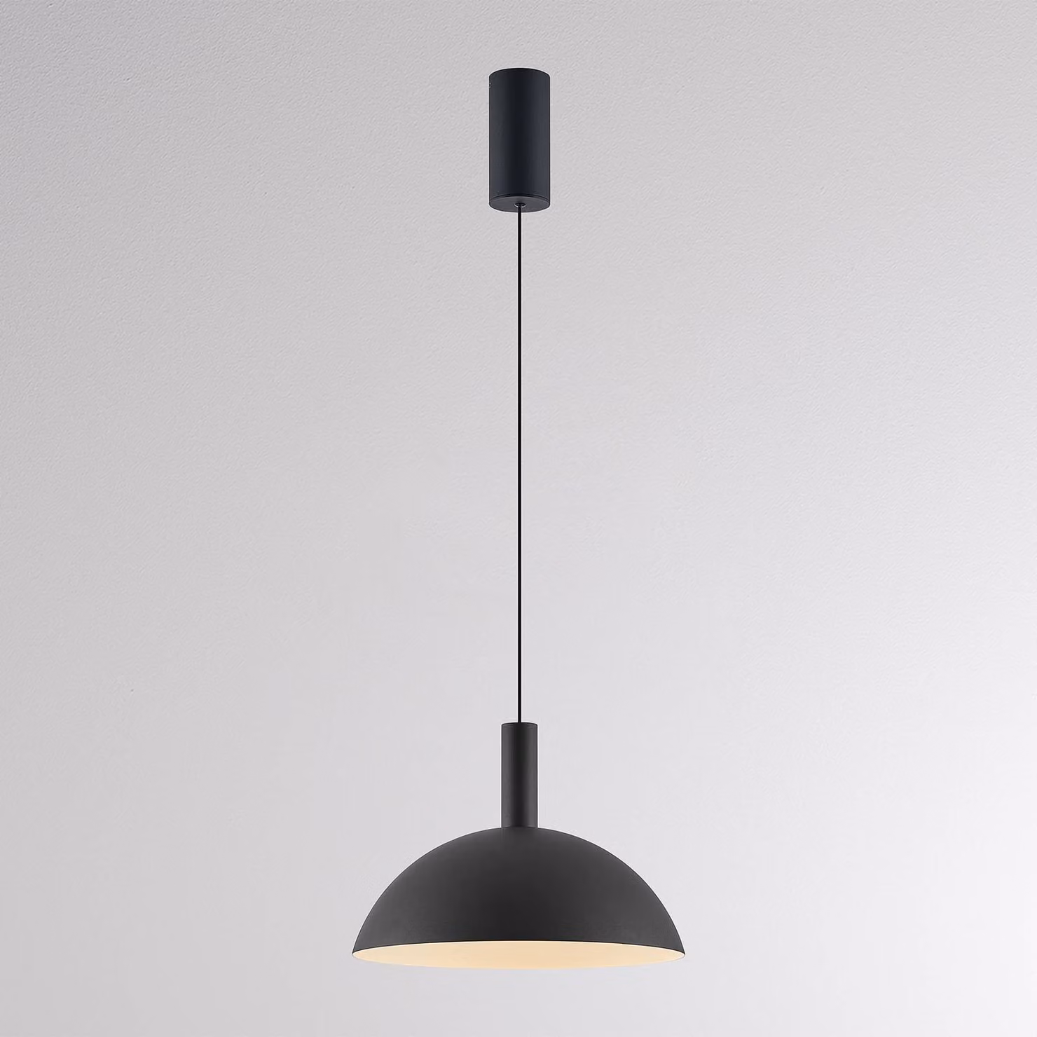 Molto Luce Lampada a sospensione LORA II, dimmerabile, Nero, Soggiorno / Sala da pranzo, Metallo, Moderno, Lampada a sospensione