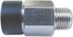 Raccordo automatico conico Walmec M 3/8" per tubi con diametro esterno 10 mm argento