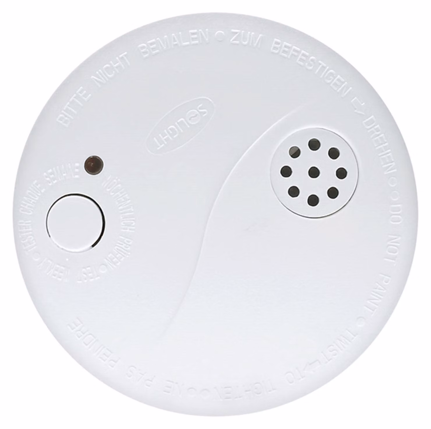 Solight 1D33, Sensore fotoelettrico a riflessione, Bianco, 85 dB, IP20, Montaggio a superficie, Batteria