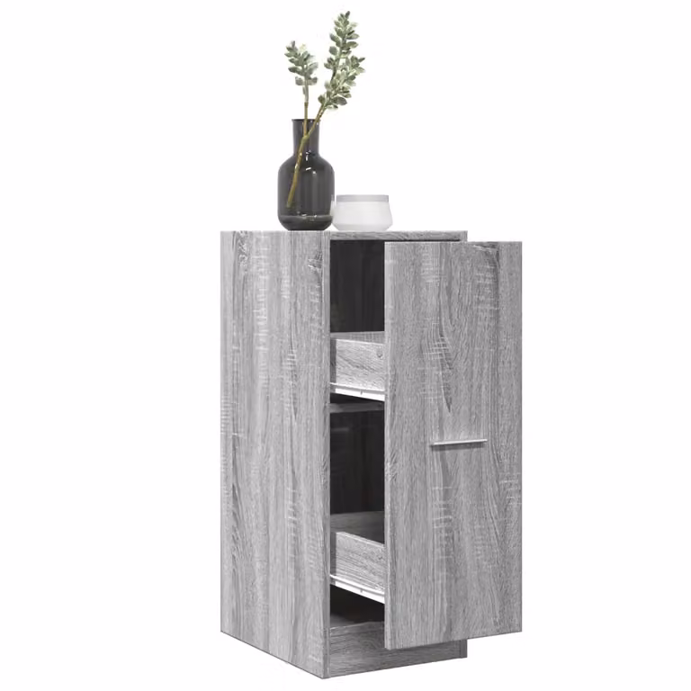 Armadietto da farmacia sospeso vidaXL Grigio Sonoma L: 41 cm, P: 30 cm, H: 77,5 cm