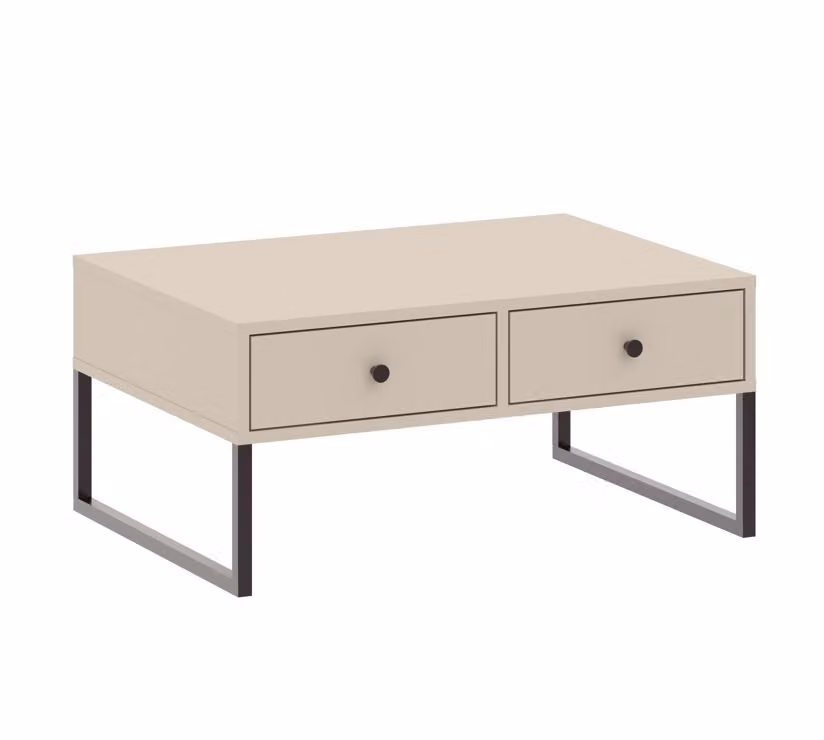 Tavolino da soggiorno con cassetti SANGER - cashmere