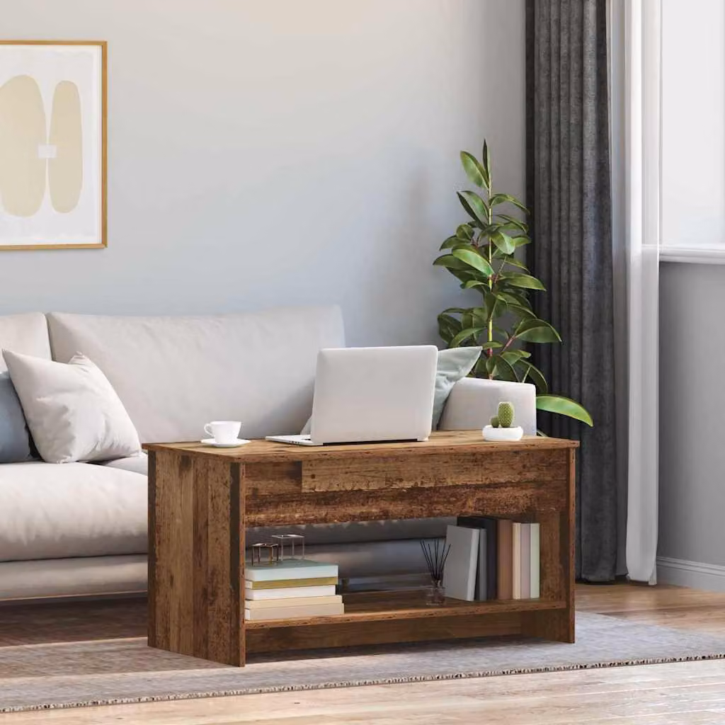 Maison Exclusive - Tavolino in legno antico 80 x 50,5 x 41,5 cm Materiale ligneo