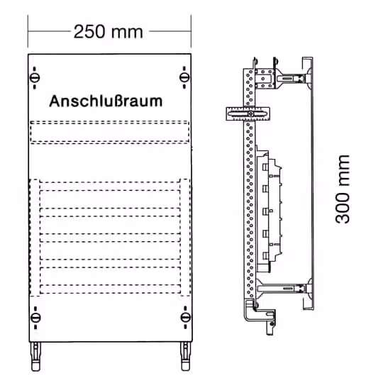 Set combinato Striebel e John ED91SA SS-System 3RE / BH00, set combinato 1FB, montato su profilo EDF 2CPX037816R9999