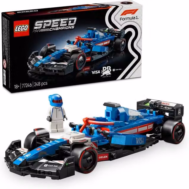 Lego Speed Champions Auto F1 Visa Cash App RB VCARB 01 Blu