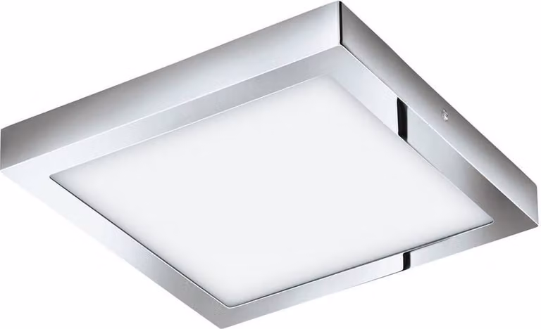 Eglo 33668 Pannello LED da soffitto Crosslink FUEVA-C cromato L:30cm P:30cm A:4cm dimmerabile IP44 2700-6500K con funzione Connect