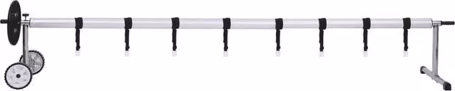 Rullo di Copertura per Piscina con Base in Acciaio Inox 93177