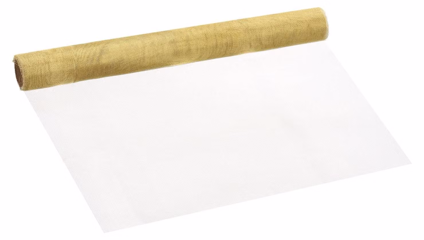 Rotolo di rete metallica in ottone, dimensioni 30 cm x 1 metro, maglia 40, colore giallo
