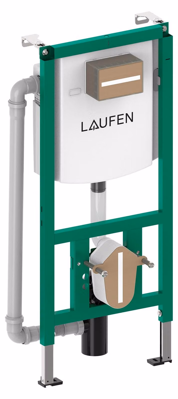 LAUFEN INEOLINK Elément dinstallation, avec réservoir de chasse, pour WC suspendu, avec soupape daération pour le raccordement, H9201160000001, H9201160000001