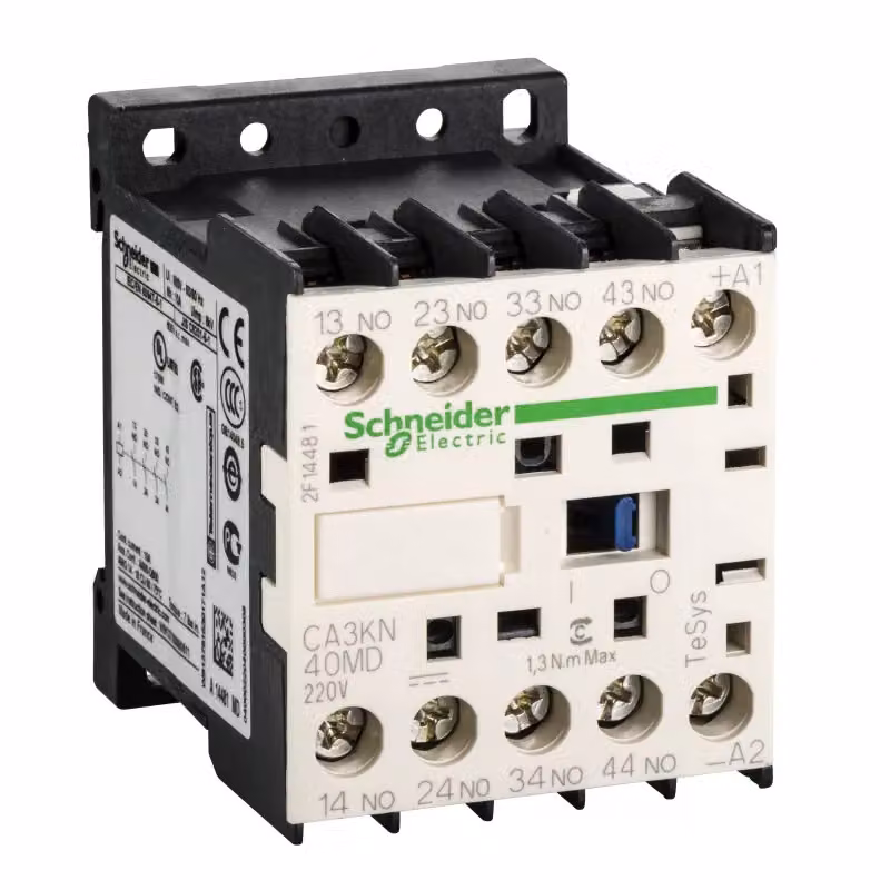 Contattore ausiliario Schneider Electric, 4S, 220V DC CA3KN40MD