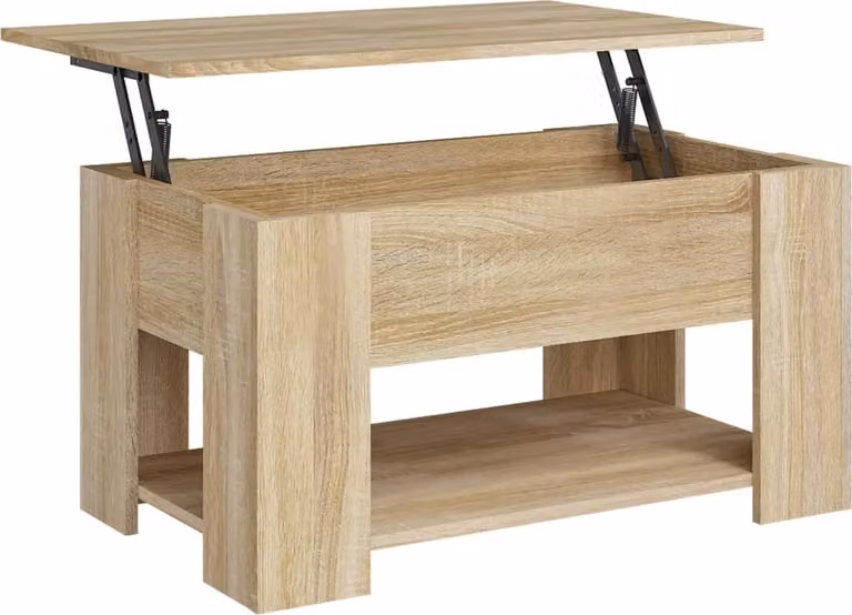 Tavolino da Salotto Rovere Sonoma 79x49x41 cm Legno Multistrato