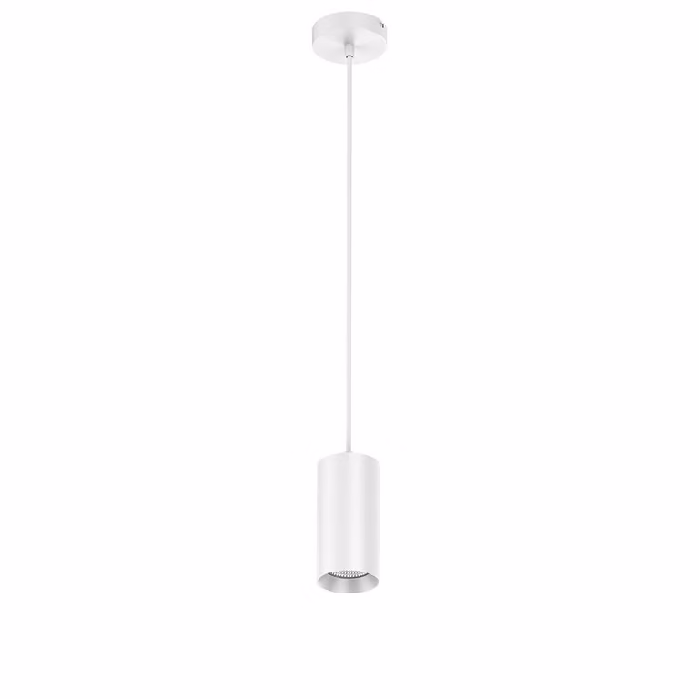 DOTLUX set di sospensioni bianche per luce LED SLIMvario Ø80x160mm 18W 3000K