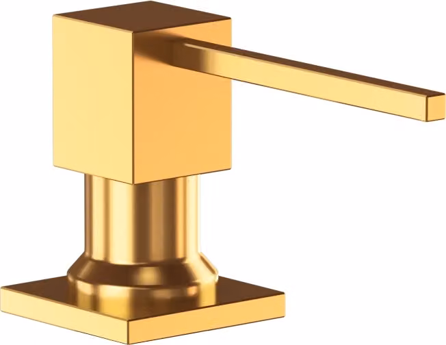 Granitan - Dispenser sapone - Dosatore detersivo 300 ml - Dosatore oro - ottone - UNIVERSAL