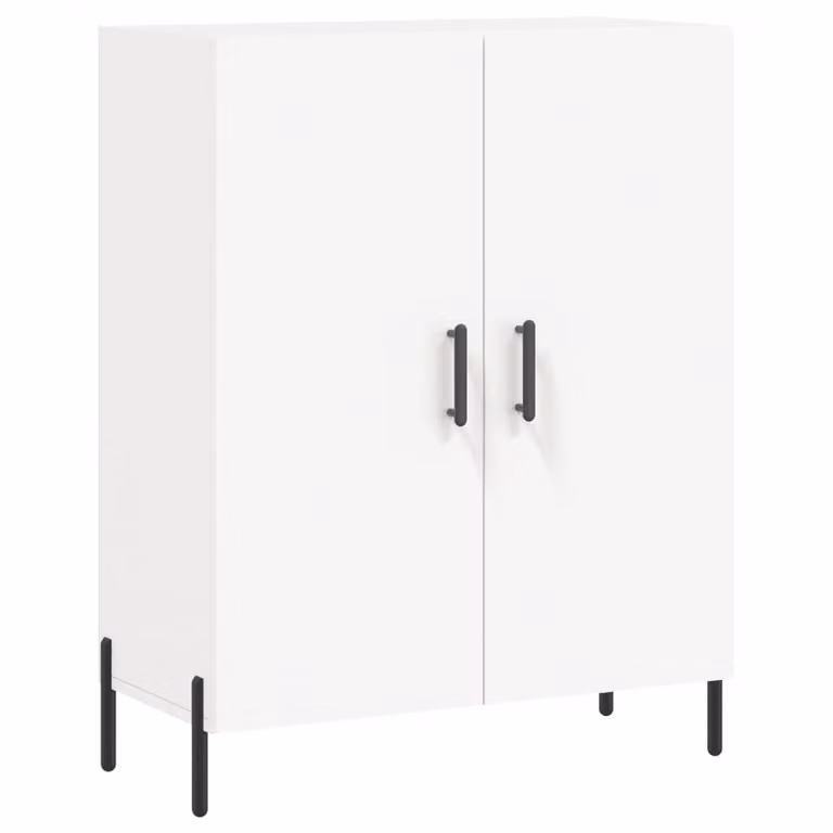 Credenza Bianca 69,5x34x90 cm in Legno Multistrato