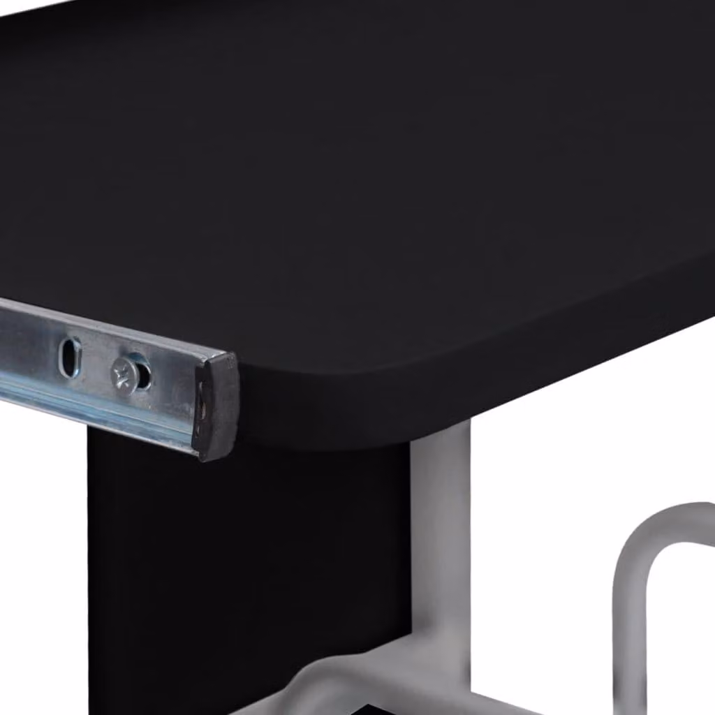 Tavolo per computer - Scrivania per computer - Scrivania - Tavolo da lavoro - Sedia da gaming - Nero - Cassetto scorrevole per tastiera regolabile