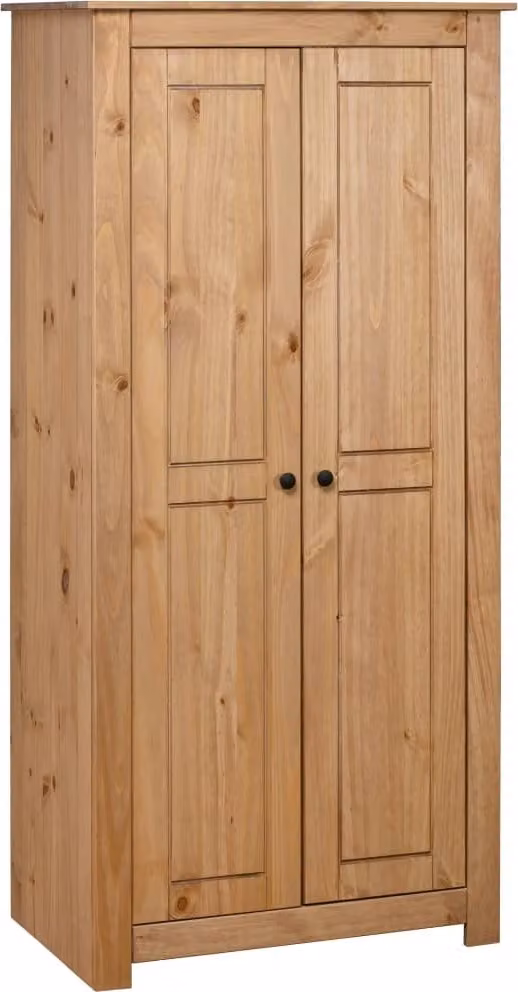The Living Store armadio 80x50x171,5 cm in legno di pino Panama