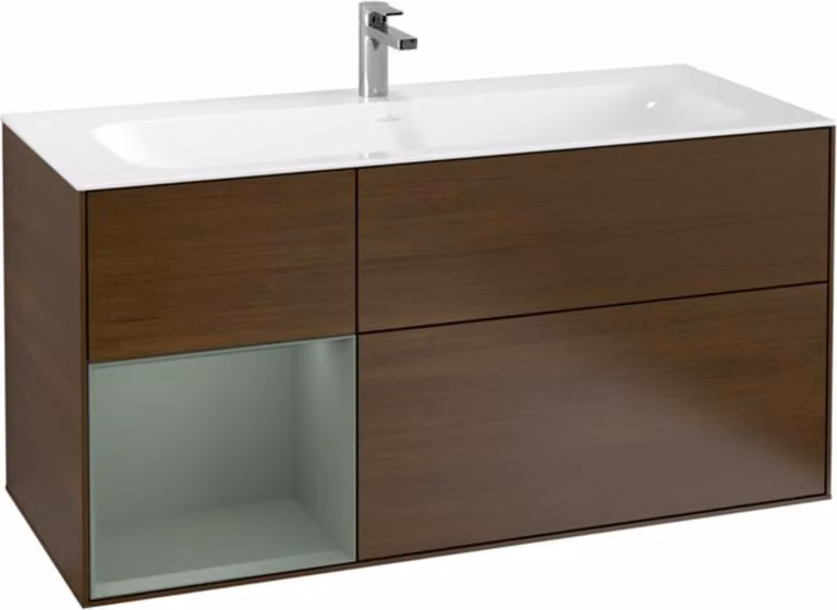 Mobiletto V&B Finion 119,6x59,1cm, Reg li Oli. m Lac, wal ven