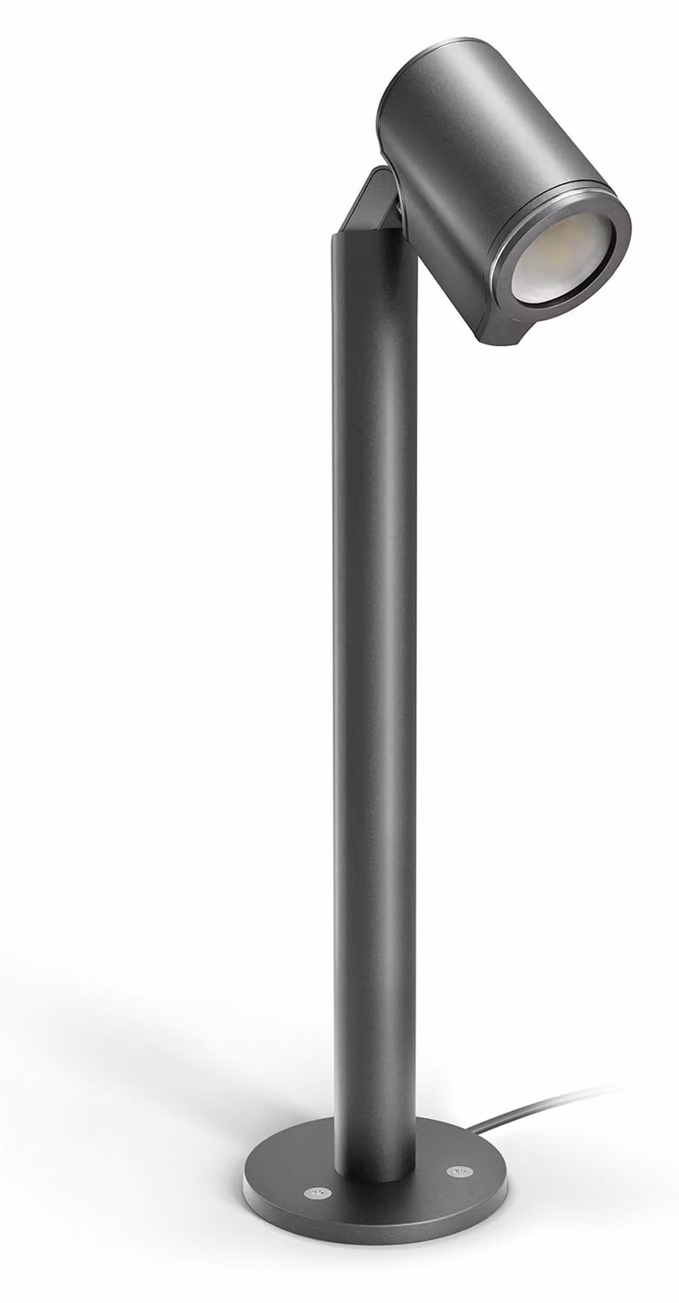 Steinel Luce LED per sentiero 7,86W 512 lm 3000 K bianco caldo H 572 mm Cavo di alimentazione 2,5 m Controllo crepuscolare automatico Spot Way N antracite