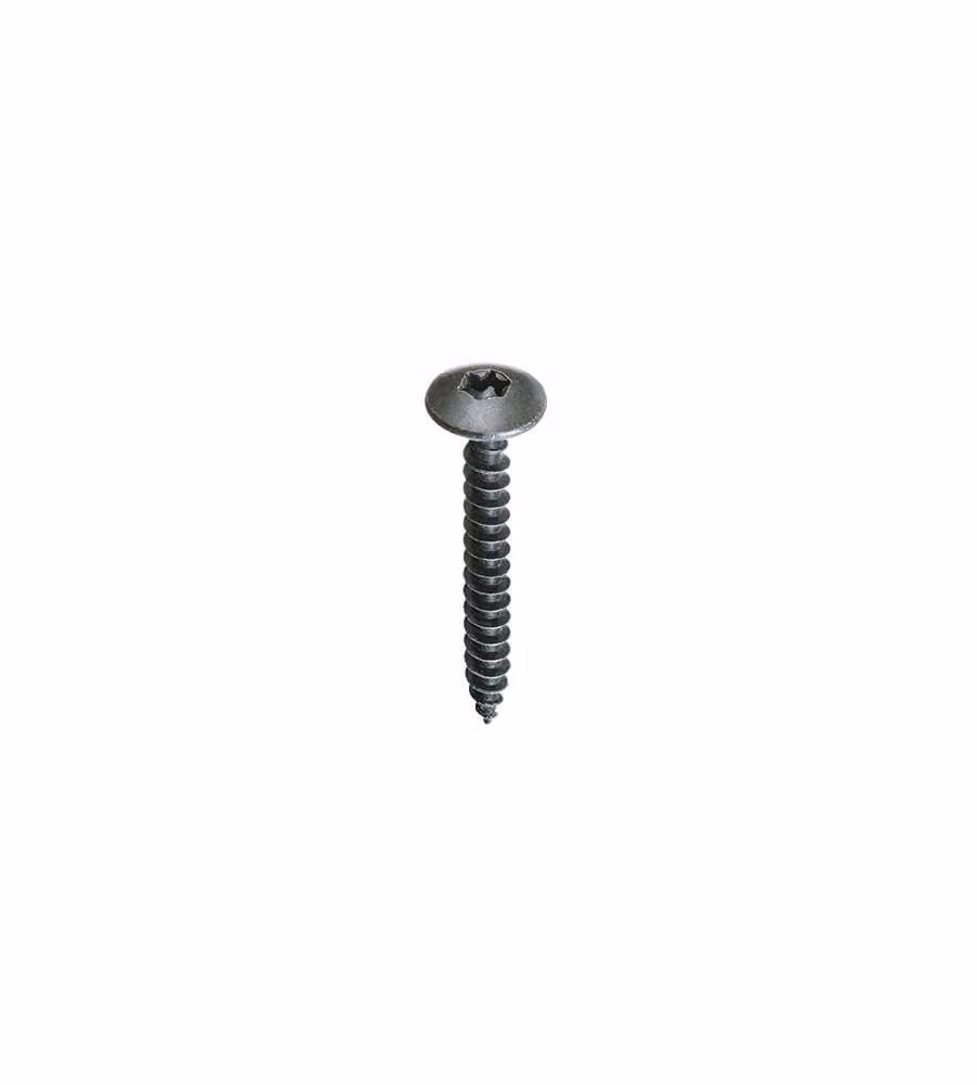 Viti truciolari Torx nere con collare 6,0 x 40 - 1 Kg.