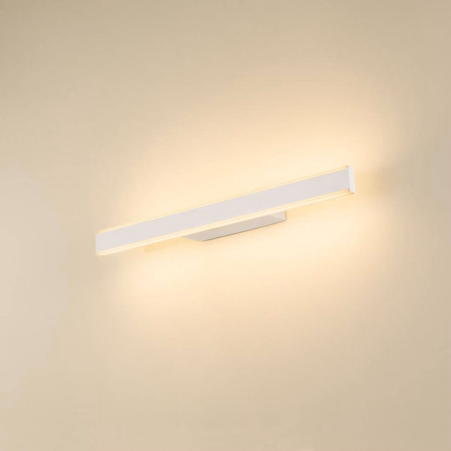 SLV Applique da parete One Linear, dimmerabile, Bianco / Opale, Bagno, Alluminio, Moderno, Applique