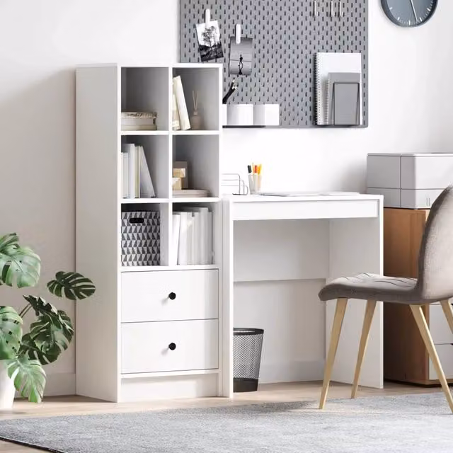 Scrivania Bianco 115,5 x 40 x 127 cm 2 pz 3337305