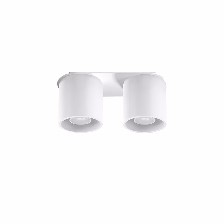 Lampada da soffitto ORBIS 2 bianco 2xGU10 10W alluminio 12x10x26cm Sollux Lighting