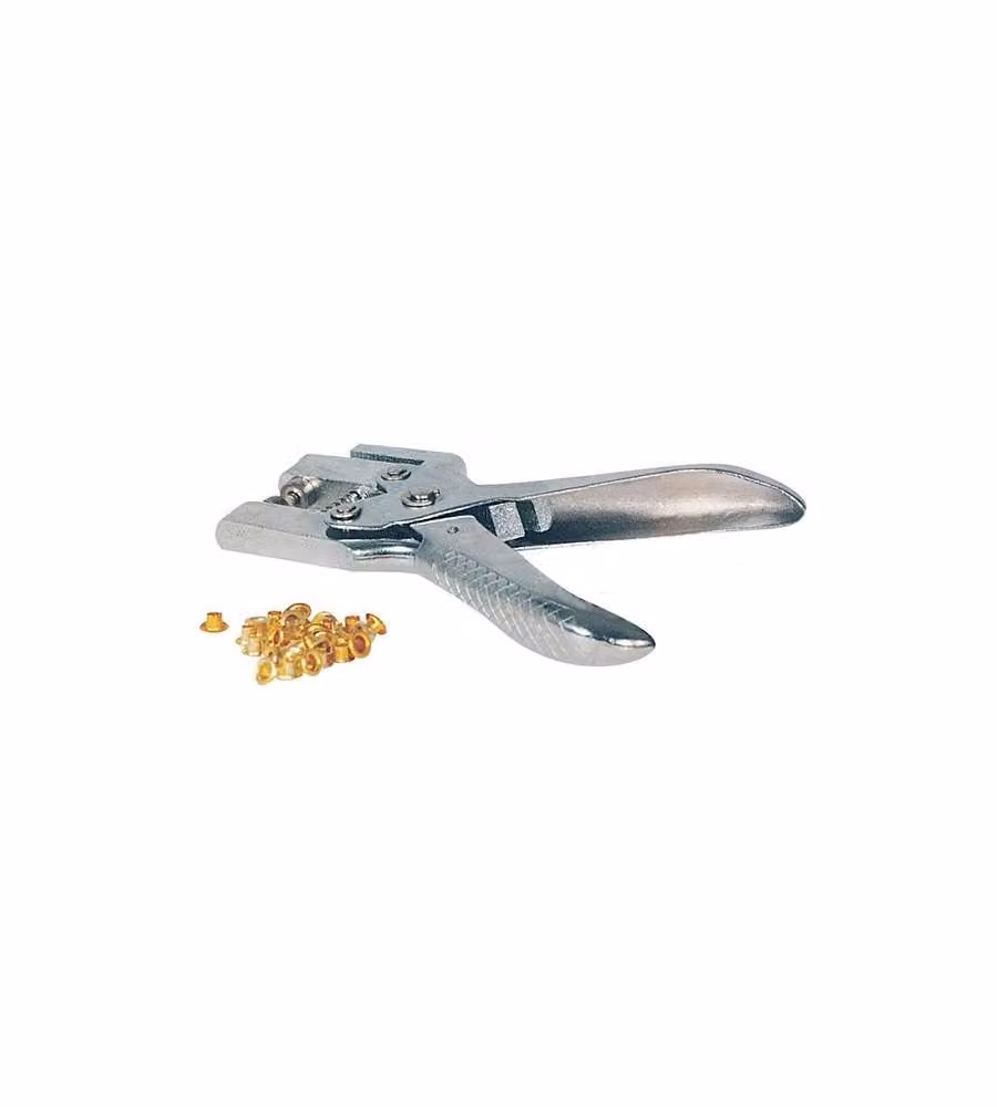 Pinza per occhielli professionale + 100 occhielli