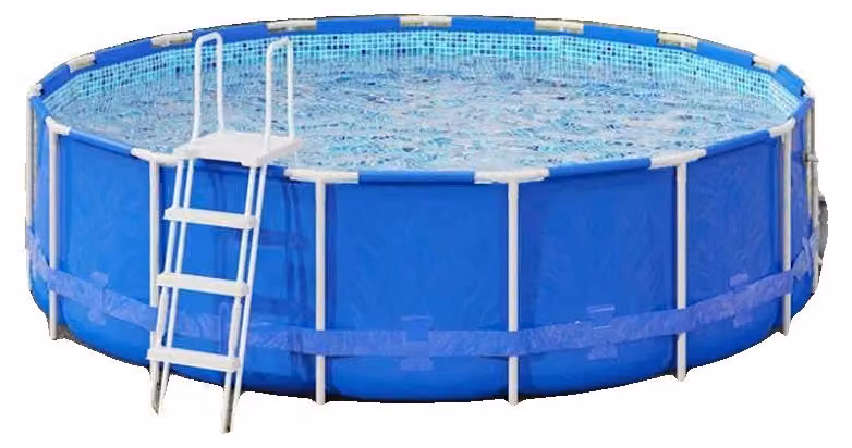 Copertura per piscina, geotessuto in poliestere, diametro 366 cm, adatta alle piscine standard, protezione duratura, facile installazione in 3 parti