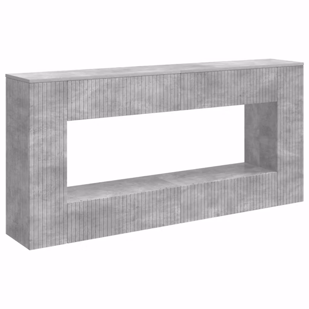 Tavolo consolle moderno vidaXL in grigio opaco L/P/H: 155 x 29 x 74 cm – 2