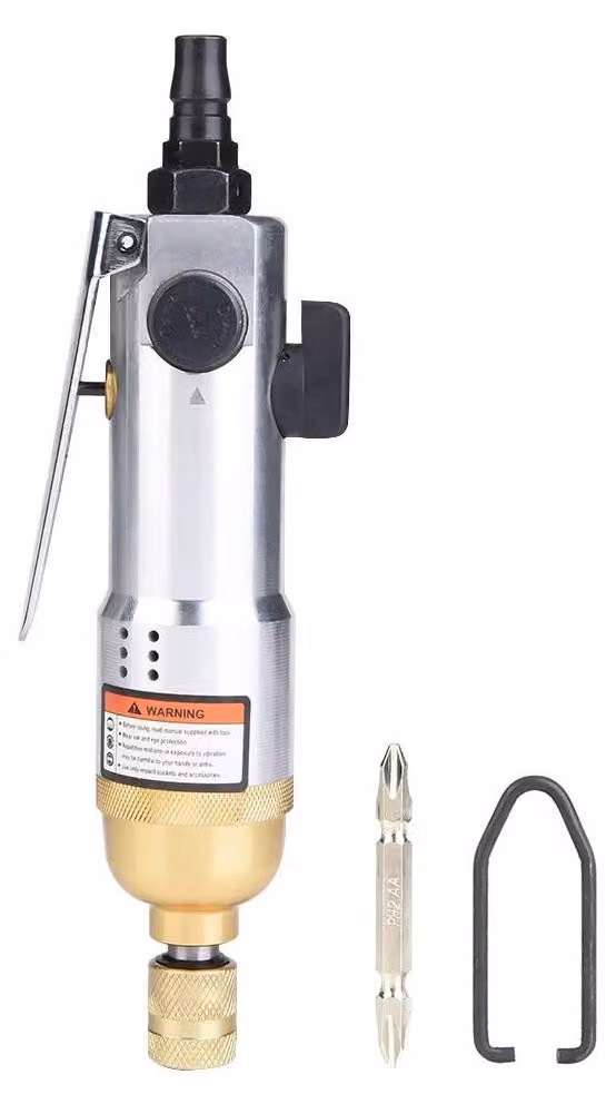 Omgoods - Avvitatore pneumatico 1/4" - 9000 giri/min - Coppia di 35 Nm - Lega di alluminio - Leggero - Capacità di avvitamento: 4-6 mm - Avvitatore ad aria