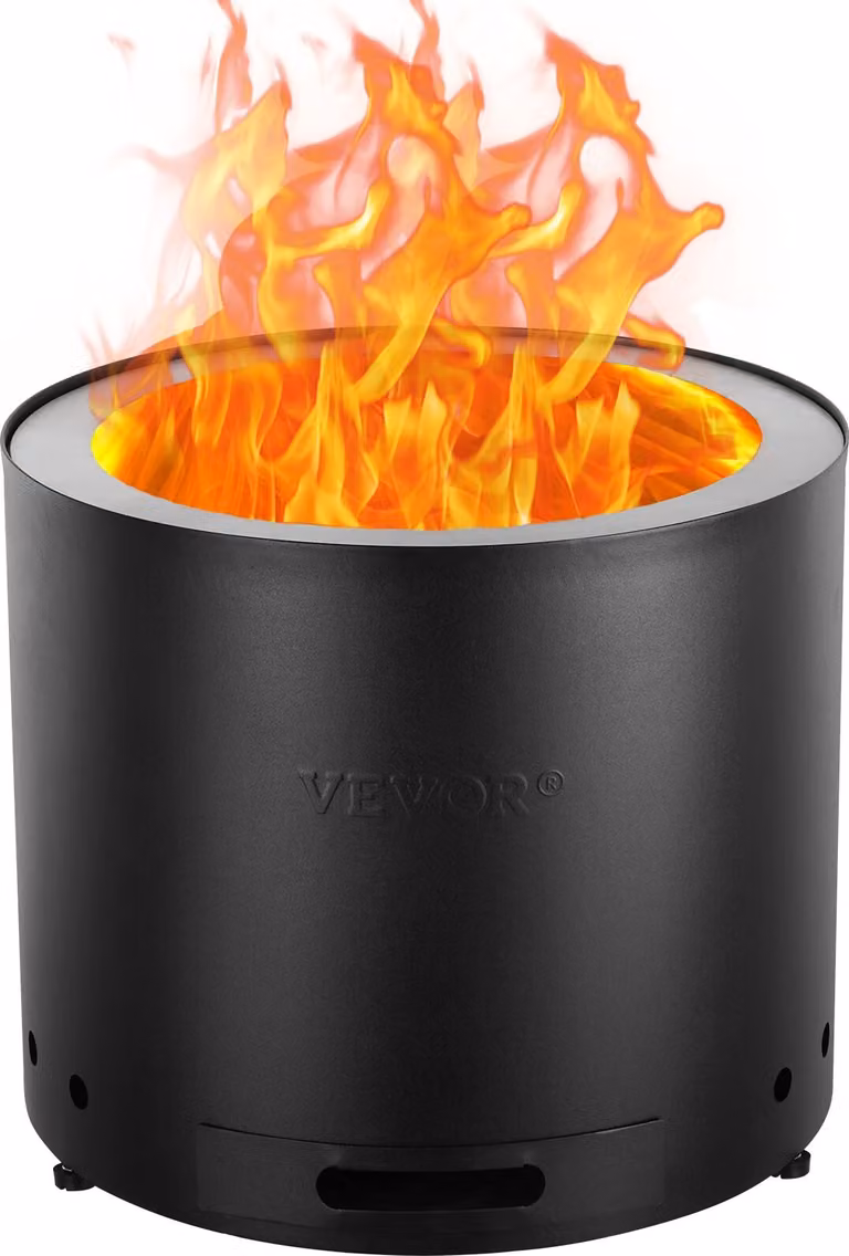 Pozzetto per il fuoco Ø38cm Ciotola per il fuoco a legna senza fumo Ciotola per il fuoco incl. attizzatoio