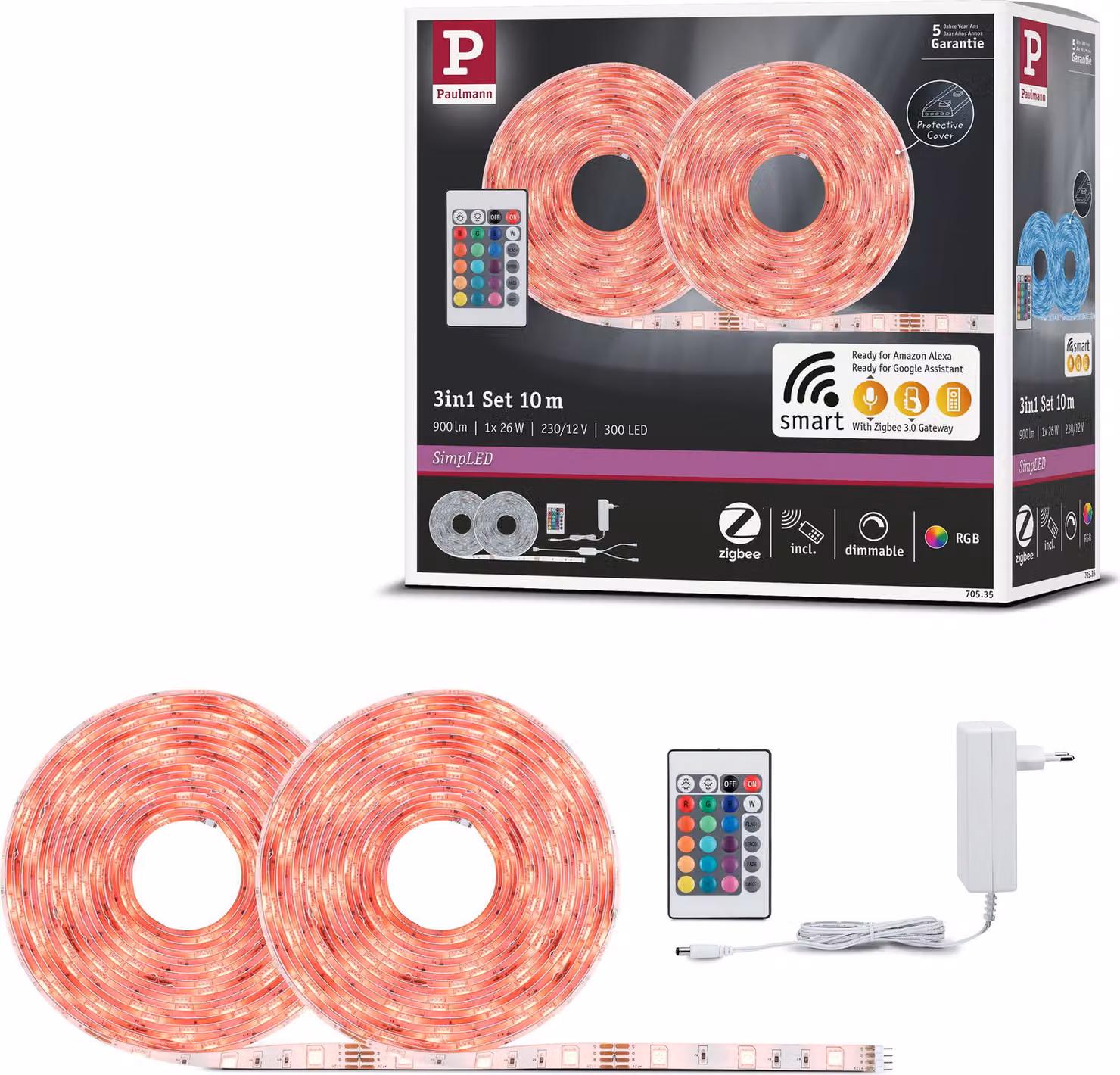 Paulmann SimpLED Striscia LED RGB Set completo