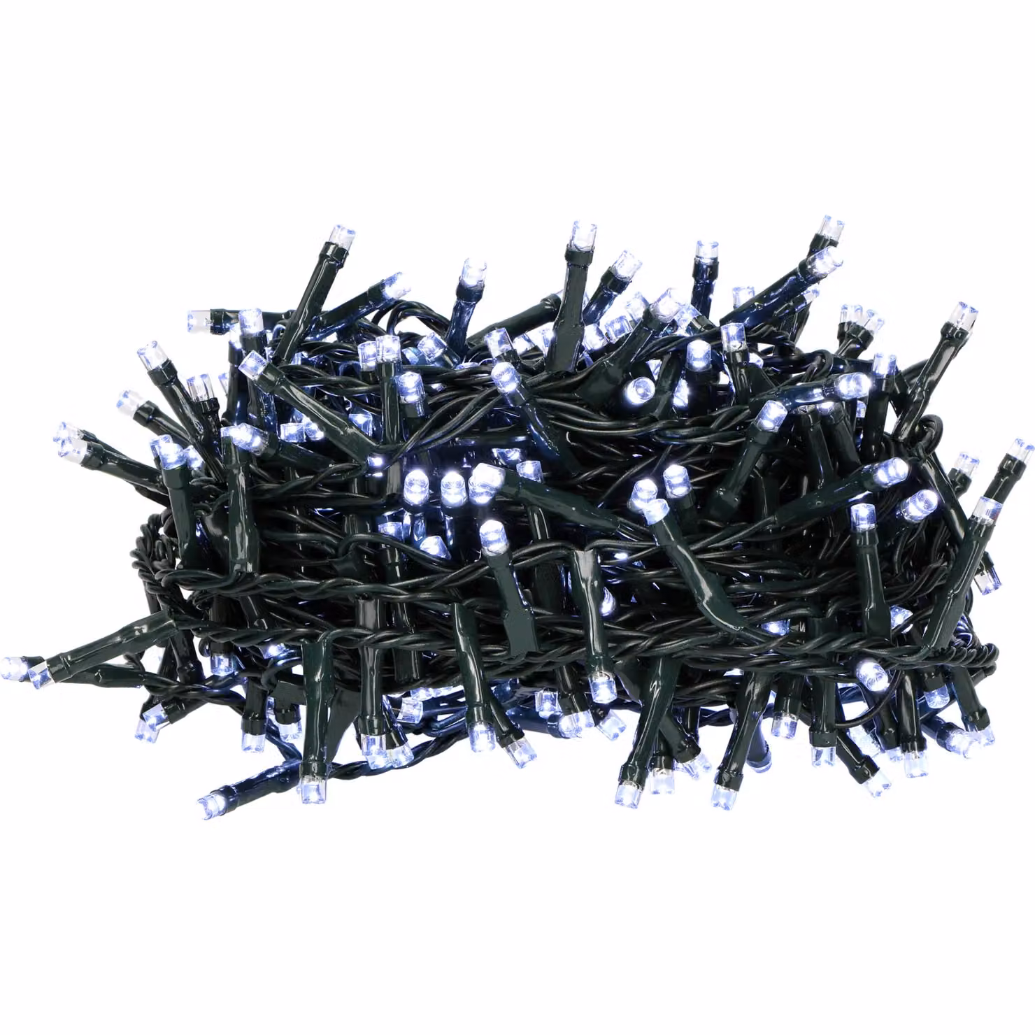 DICTROLUX Catena Luminosa a LED con 180 LED Bianco Freddo, Lunghezza: 7,2 m – 2