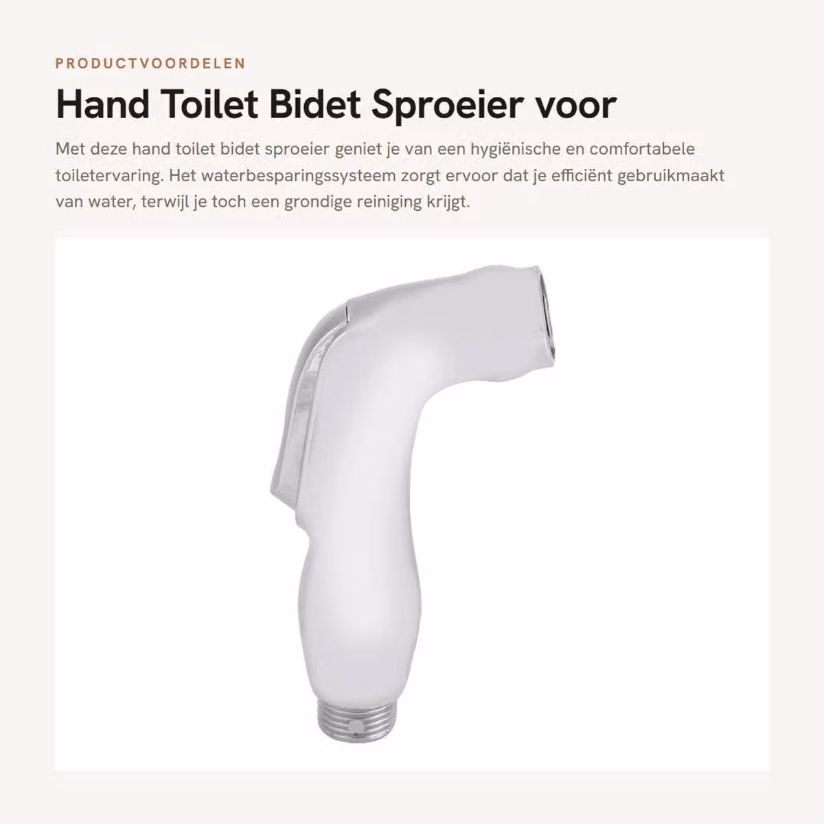 Ugello spray per bidet manuale, adatto per toilette e bagni