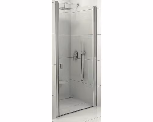 Ravak Chrome CSD1-80 Bright Alu+Porta doccia trasparente 0QV40C00Z1