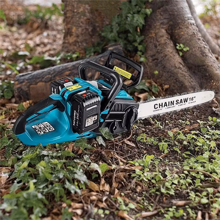 Troncatrice elettrica - Lame da 16 pollici - Batteria agli ioni di litio da 18V - Ideale per giardinaggio e lavorazione del legno
