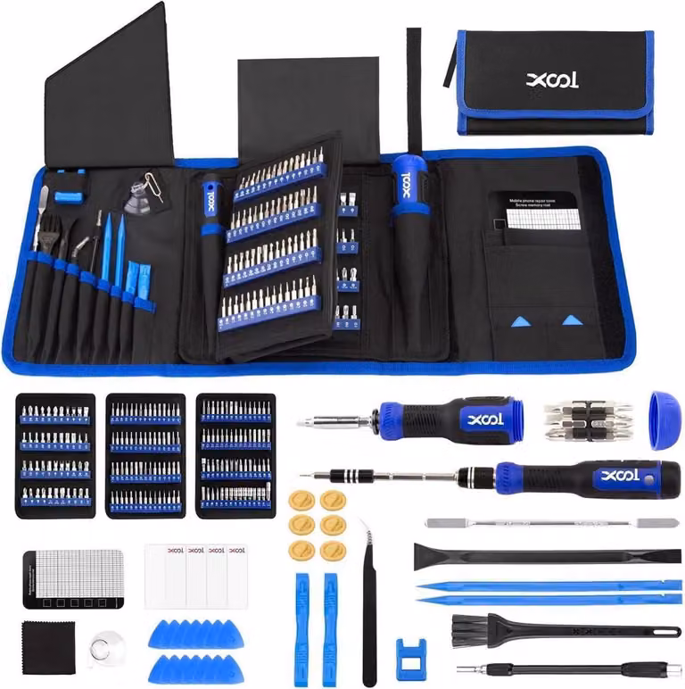 XOOL 200 in 1 Set di cacciaviti meccanici di precisione Mini strumento magnetico di riparazione per computer iphone ipad PS4 Xbox